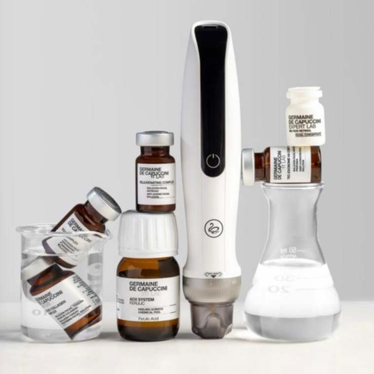 Appareil Dermatech Smart Pro et produits Germaine de Capuccini